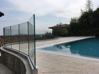 BALAUSTRA IN VETRO
